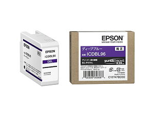 �y���������zEPSON ICDBL96 SC-PX1VL�p �C���N�J�[�g���b�W�i�f�B�[�v�u���[�j�y�݌ɖڈ�:�����񂹁z