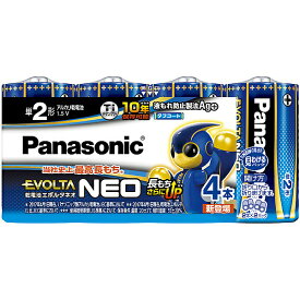 Panasonic LR14NJ/4SW 乾電池エボルタネオ 単2形 4本シュリンクパック【在庫目安:お取り寄せ】