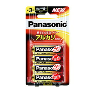 Panasonic LR6XJ/4B �A���J�����d�r �P3�` 4�{�u���X�^�[�p�b�N�y�݌ɖڈ�:�����񂹁z