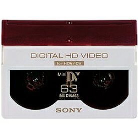 SONY(VAIO) 3DVM63HD ミニDVカセット デジタルHD対応 63分 ICメモリーなし 3巻パック【在庫目安:お取り寄せ】