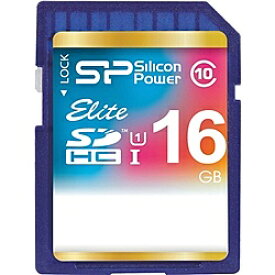 シリコンパワー SP016GBSDHAU1V10 【UHS-1対応】SDHCカード 16GB Class10 5年保証【在庫目安:お取り寄せ】