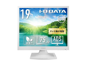 【送料無料】IODATA LCD-SAX191DW-AG スクエア液晶ディスプレイ 19型/ 1280×1024/ アナログRGB×1、DVI-D×1/ ホワイト/ スピーカー:あり/ 広視野角パネル採用し、目に優しい機能搭載モデル/ 「5年保証」/