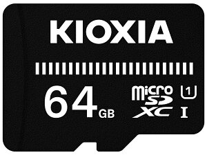 KIOXIA KMUB-A064G UHS-I対応 Class10 microSDXCメモリカード 64GB【在庫目安:お取り寄せ】