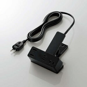 �y���������zELECOM T-U05-3225BK USB�N���b�v�^�b�v/ ���T�[�W�t/ �z�R���V���b�^�[�t/ 3��/ �X�C���O�v���O/ USB-A×2/ 2.4A/ 2.5m/ �u���b�N�y�݌ɖڈ�:�����񂹁z