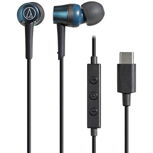 �I�[�f�B�I�e�N�j�J ATH-CKD3C BL USB Type-C�p�C���z�� �u���[�y�݌ɖڈ�:�����񂹁z