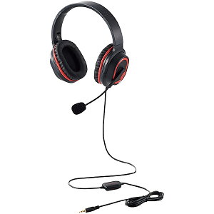 �y���������zELECOM HS-G30BK �Q�[�~���O�w�b�h�Z�b�g/ HS-G30/ �I�[�o�[�w�b�h/ �u���b�N�y�݌ɖڈ�:�����񂹁z