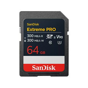 yzSDSDXDM-064G-JNJIP SanDisk ExtremePro SDXC UHS-IIJ[h 64GBy݌ɖڈ:񂹁z