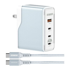 yzAhebN APD-V150AC3-BL-CU4G3 Power Delivery 3.1Ή GaN AC[d/ 150W/ USB Type-C 3|[g Type-A 1|[g/ u[  Type-C to CP[uZbgy݌ɖڈ:񂹁z