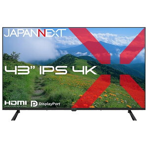 �y���������zJAPANNEXT JN-IPS43U �t���f�B�X�v���C 43�^/ 3840×2160/ HDMI×2�ADP×2/ �u���b�N/ �X�s�[�J�[�L/ 2�N�ۏ؁y�݌ɖڈ�:�͏��z