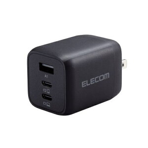 y݌ɖڈ:zyzELECOM MPA-ACCP4465BK AC[d/ USB[d/ USB Power DeliveryΉ/ PPSΉ/ 65W/ USB-C2|[g/ USB-A1|[g/ XCOvO/ ubN
