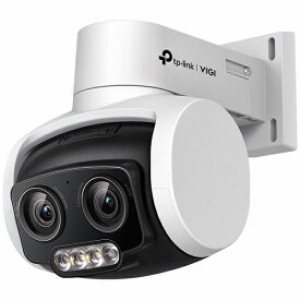 【送料無料】TP-LINK VIGI C540V(UN) VIGI 4MP屋外用フルカラーデュアルレンズ可変焦点パンチルトネットワークカメラ【在庫目安:僅少】| カメラ ネットワークカメラ ネカメ 監視カメラ 監視 屋外 録画