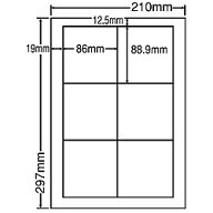 【送料無料】東洋印刷 LDW6GB シートカットラベル A4版 6面付(1ケース500シート)【在庫目安:お取り寄せ】…