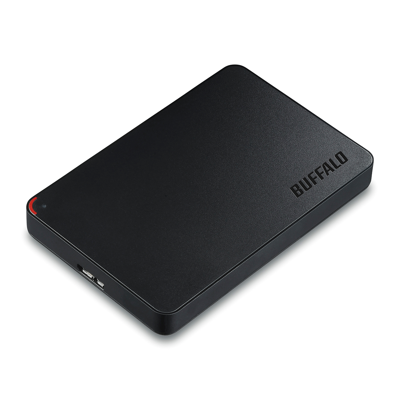 バッファロー HD-NRPCF1.0-BB USB3.1(Gen1) USB3.0用 ポータブルHDD 1TB ブラック| パソコン周辺機器 ポータブル  外付けドライブ・ストレージ