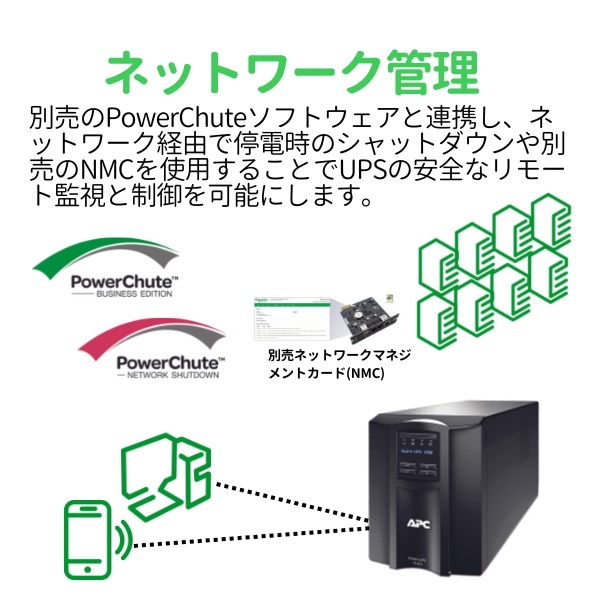 日本全国 送料無料日本全国 送料無料シュナイダーエレクトリック APC 無停電電源装置 UPS ラインインタラクティブ給電 正弦波 500VA  360W SMT500J E PCアクセサリー