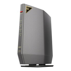 【在庫目安:あり】【送料無料】バッファロー WSR-5400XE6/D 無線LAN親機 WiFiルーター 11ax/ ac/ n/ a/ g/ b 2401＋2401+573Mbps WiFi6E/ Ipv6対応 ネット脅威ブロッカー2ベーシック搭載 チタニウムグレー