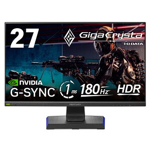 y݌ɖڈ:zyzIODATA EX-GD271JD Q[~OtfBXvC 27^/ 1920×1080/ HDMI×2ADisplayPort×1/ ubN/ Xs[J[F/ 180HzΉQ[~Oj^[I/ uP_ۏ؁v/ G-SY