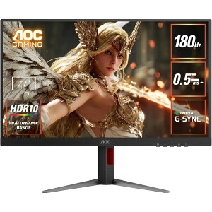 AOC �G�[�I�[�V�[ �Q�[�~���O���j�^�[ 27G4/11 27�C���` �t��HD IPS 180Hz 1ms 0.5ms HDMI DisplayPort HDR10 �`���g �X�C�x�� �s�{�b�g �������� �Q�[�~���O�f�B�X�v���C 27�^ 1080p �m���O���A ����� �t�� PC��
