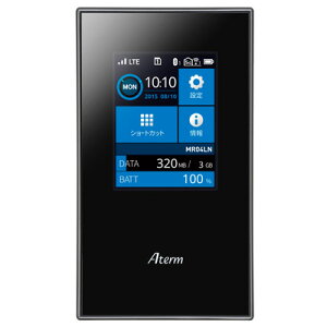 白ロム Aterm MR04LN 3B (PA-MR04LN) ブラック[中古Cランク]【当社3ヶ月間保証】 モバイルルーター 中古 本体 送料無料【中古】 【 中古スマホとタブレット販売のイオシス 】