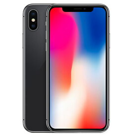 【SIMロック解除済】SoftBank iPhoneX 64GB A1902 (MQAX2J/A) スペースグレイ Apple 当社3ヶ月間保証 中古 【 中古スマホとタブレット販売のイオシス 】