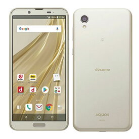 【SIMロック解除済】docomo AQUOS sense2 SH-01L Champagne Gold SHARP 当社3ヶ月間保証 中古 【 中古スマホとタブレット販売のイオシス 】