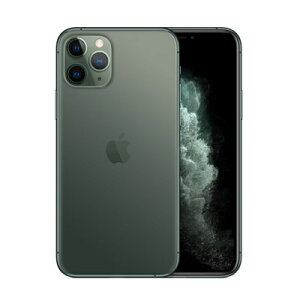 SIMフリー 未使用 iPhone11 Pro Dual-SIM 512GB ミッドナイトグリーン MWDM2ZA/AA2217【香港版 SIMフリー】【当社6ヶ月保証】 スマホ 中古 本体 送料無料【中古】 【 中古スマホとタブレット販売のイオシス 】