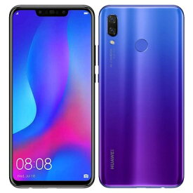 Huawei nova3 PAR-LX9 Iris Purple【国内版 SIMフリー】 Huawei 当社3ヶ月間保証 中古 イオシス