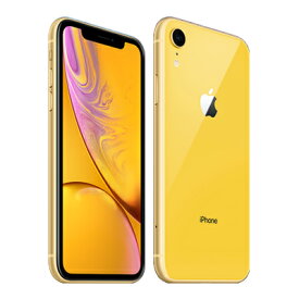 【SIMロック解除済】docomo iPhoneXR A2106 (MT082J/A) 64GB イエロー Apple 当社3ヶ月間保証 中古 【 中古スマホとタブレット販売のイオシス 】