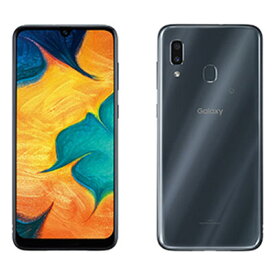 【SIMロック解除済】au Galaxy A30 SCV43 ブラック SAMSUNG 当社3ヶ月間保証 中古 【 中古スマホとタブレット販売のイオシス 】