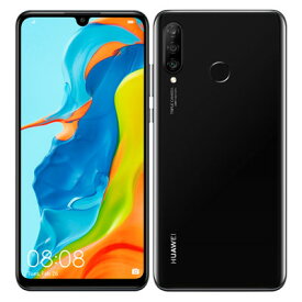 Y!mobile HUAWEI P30 lite MAR-LX2J Midnight Black Huawei 当社3ヶ月間保証 中古 【 中古スマホとタブレット販売のイオシス 】