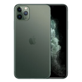 【SIMロック解除済】au iPhone11 Pro Max A2218 (MWHM2J/A) 256GB ミッドナイトグリーン Apple 当社3ヶ月間保証 中古 【 中古スマホとタブレット販売のイオシス 】