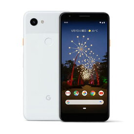 【SIMロック解除済】SoftBank Google Pixel3a XL G020D【Clearly White 64GB] Google 当社3ヶ月間保証 中古 イオシス