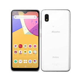 【SIMロック解除済】docomo Galaxy A21 SC-42A White SAMSUNG 当社3ヶ月間保証 中古 【 中古スマホとタブレット販売のイオシス 】