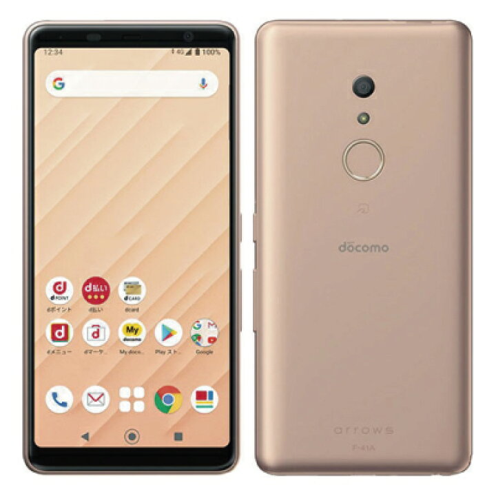 楽天市場】【SIMロック解除済】docomo arrows Be4 F-41A Gold FUJITSU  
