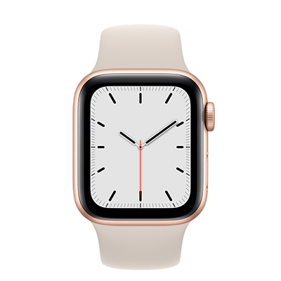 Apple Apple Watch SE 40mm GPSモデル MKQ03J/A  A2351【ゴールドアルミニウムケース/スターライトスポーツバンド】 [未使用] 【当社６ヶ月保証】 【 中古スマホとタブレット販売のイオシス 】 |  中古スマホとタブレットのイオシス
