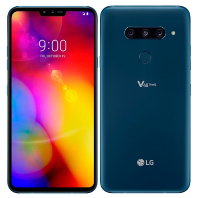 LG電子 白ロム スマホ 本体 中古 送料無料 赤ロム永久保証 当社３ヶ月間保証 LG V40 ThinQ 2022年最新海外 6GB 中古スマホとタブレット販売のイオシス 海外版 超定番 Blue 128GB Dual-SIM SIMフリー New LM-V405EBW Moroccan