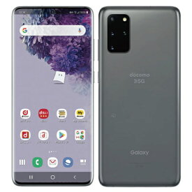 【SIMロック解除済】docomo Galaxy S20+ 5G SC-52A Cosmic Gray SAMSUNG 当社3ヶ月間保証 中古 イオシス