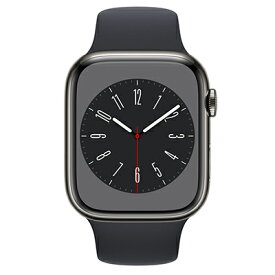 Apple Apple Watch Series8 45mm GPS+Cellularモデル MNKU3J/A A2775【グラファイトステンレススチールケース/ミッドナイトスポーツバンド】 [未使用] 【当社6ヶ月保証】 【 中古スマホとタブレット販売の
