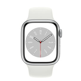 Apple Apple Watch Series8 41mm GPSモデル MP6K3J/A A2770【シルバーアルミニウムケース/ホワイトスポーツバンド】 [中古] 【当社3ヶ月間保証】 【 中古スマホとタブレット販売のイオシス 】