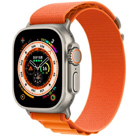 Apple Apple Watch Ultra 49mm GPS+Cellularモデル MQFL3J/A A2684【チタニウムケース/オレンジアルパインループ】 [中古] 【当社3ヶ月間保証】 【 中古スマホとタブレット販売のイオシス 】