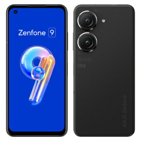 ASUS ZenFone9 AI2202 ミッドナイトブラック【8GB/256GB 国内版 SIMフリー】 ASUS 当社3ヶ月間保証 中古 【 中古スマホとタブレット販売のイオシス 】