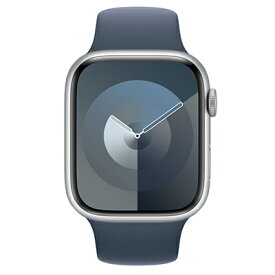 Apple Apple Watch Series9 45mm GPSモデル MR9E3J/A A2980【シルバーアルミニウムケース/ストームブルースポーツバンド】 [未使用] 【当社6ヶ月保証】 【 中古スマホとタブレット販売のイオシス 】