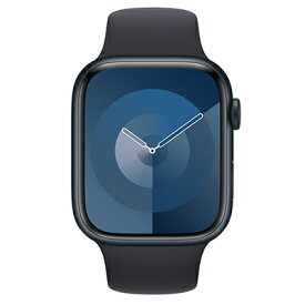 Apple Apple Watch Series9 45mm GPSモデル MR9A3J/A A2980【ミッドナイトアルミニウムケース/ミッドナイトスポーツバンド】 [中古] 【当社3ヶ月間保証】 【 中古スマホとタブレット販売のイオシス 】