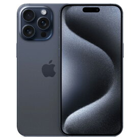 iPhone15 Pro Max A3105 (MU6X3J/A) 512GB ブルーチタニウム【国内版 SIMフリー】 Apple 当社3ヶ月間保証 中古 【 中古スマホとタブレット販売のイオシス 】