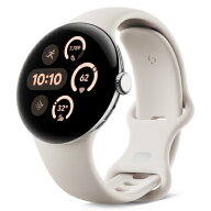 Google Google Pixel Watch3 41mm LTEモデル Polished Silverアルミケース/Porcelainアクティブバンド GA…