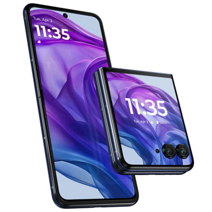 楽天市場】Motorola razr50 Ultra XT2451-5 ミッドナイトブルー 