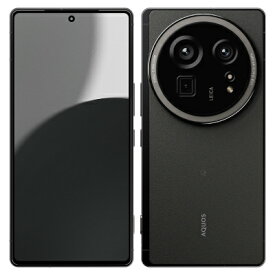 【ネットワーク利用制限▲】AQUOS R9 pro SH-54E ブラック【docomo版SIMフリー】 SHARP 当社3ヶ月間保証 中古 イオシス