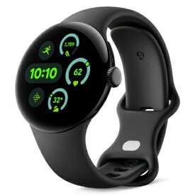 Google Google Pixel Watch3 45mm LTEモデル Matte Blackアルミケース/Obsidianアクティブバンド GA05773-US [中古] 【当社3ヶ月間保証】 イオシス