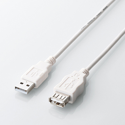 全品送料無料 3点以上の購入は事前メール相談で 必ず値引コード発行 USB延長ケーブル1.5m 2020モデル ゲーム機にも対応 日時指定 USB2.0 ホワイト エレコムU2C-GME15WH