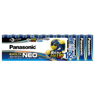パナソニック単3アルカリ乾電池12本【EVOLTA NEO LR6NJ/12SW】Panasonicエボルタ アルカリ乾電池 単3 単3…