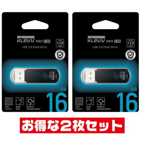 「2本セット」 USB3.0メモリ 16GB 永久保証 世界2位Hynix系ブランド キャップ式 ESSENCORE K016GUSB3-C3 最大R：110MB/s USBメモリ USB USB3.0